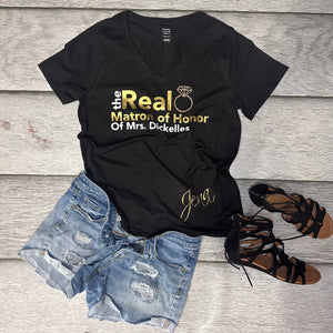 Real Housewives Themed v-neck shirt
